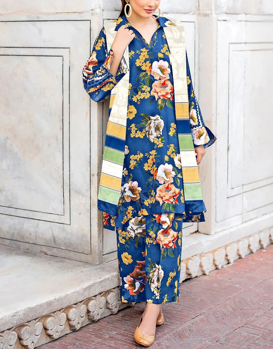 Naira Printed Lawn Suit