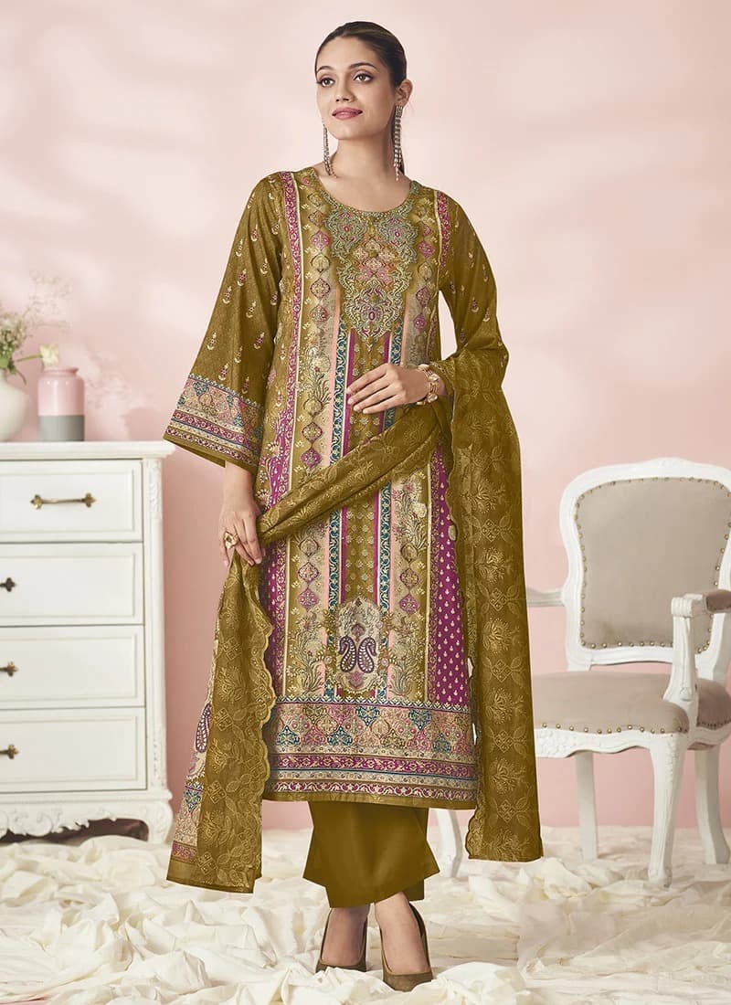 Lina Yellow Printed Lawn
