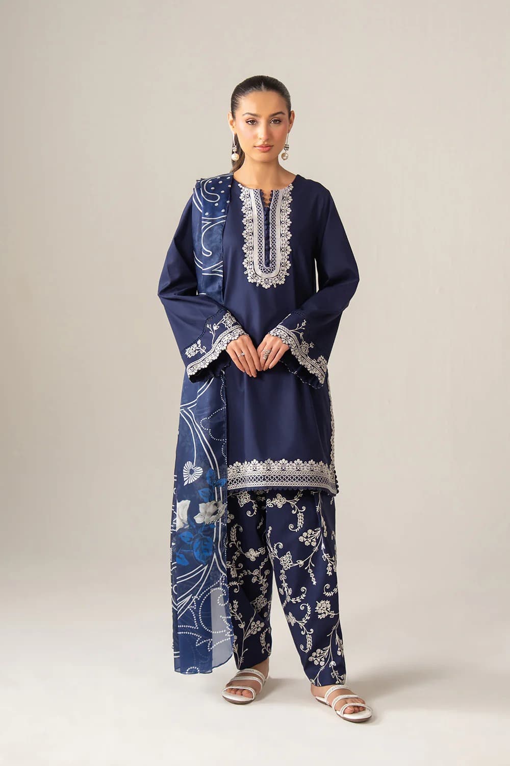 Classic Linen Kurti Set