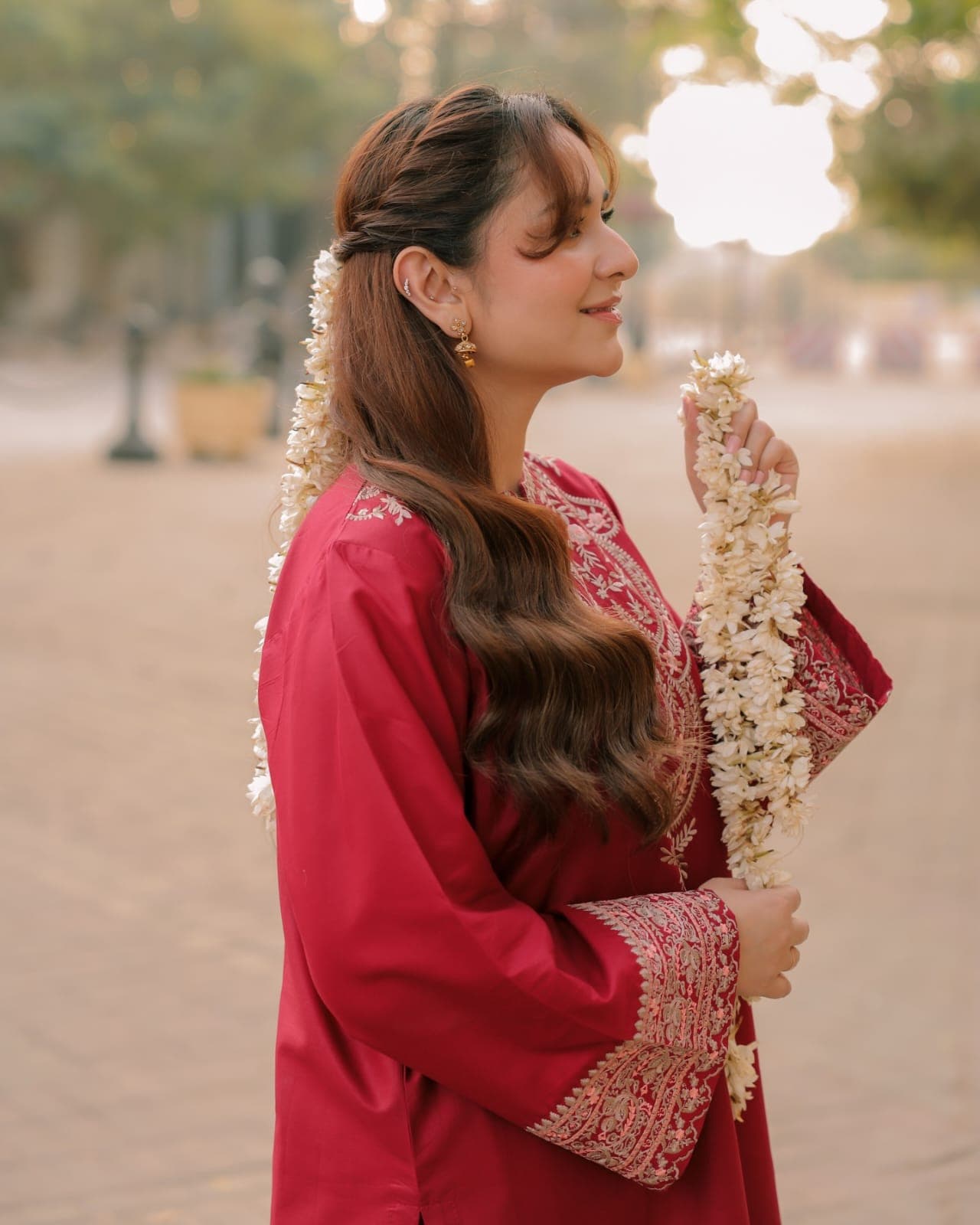 Pakistani women's festive chiffon suit - EIRA EMBROIDERY 2PC (FARSHI)